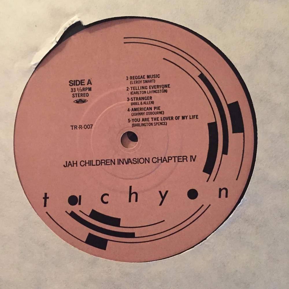Jah Children Invasion Chapter 4 IV - Double LP 33t on Tachyon